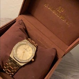 Gold Audemars Piguet Royal Oak watch